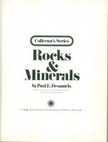 Desautels, Paul E. : Rocks and Minerals