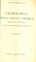 Cavallera, P. G. B. : Grammatica della lingua amarica teorico- pratica