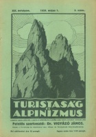 Turistaság és Alpinizmus. XIX. évf. 5. szám, 1929 május.