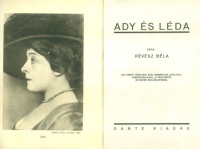 Révész Béla : Ady és Léda